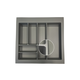 Basic Soft Touch range-couverts C60 cm gris orion profondeur 440mm